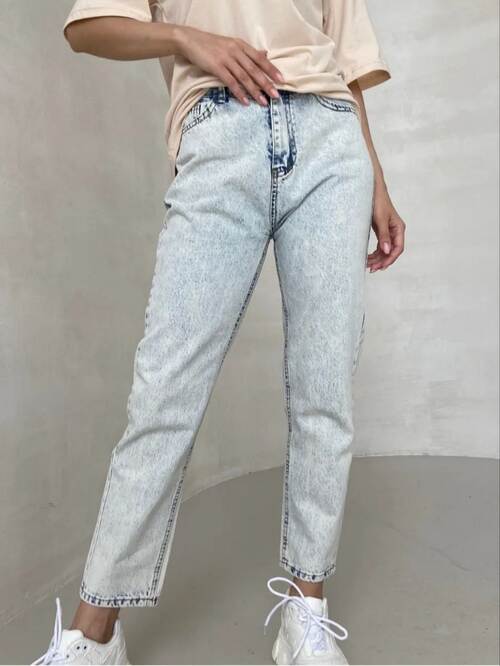 Джинсы укороченные, фото 1