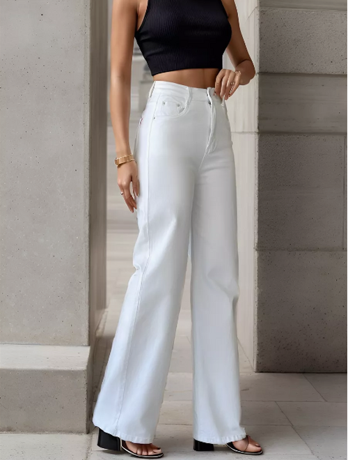 Джинсы женские трубы, фото 2