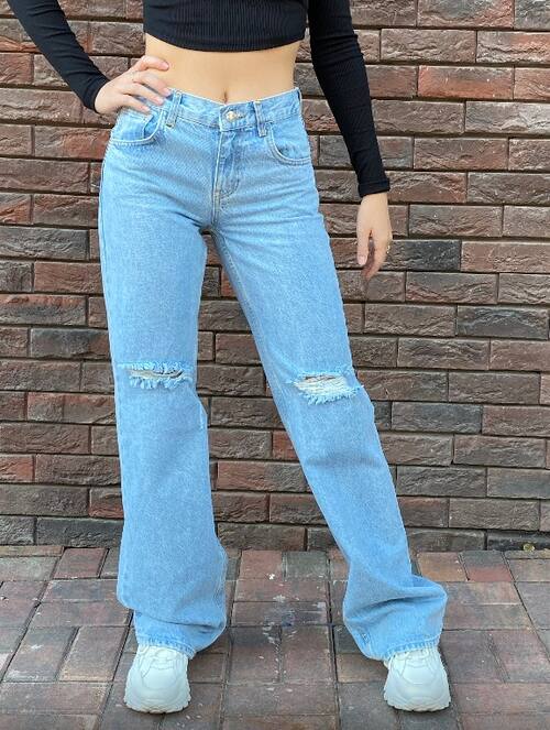 Джинсы трубы, фото 1