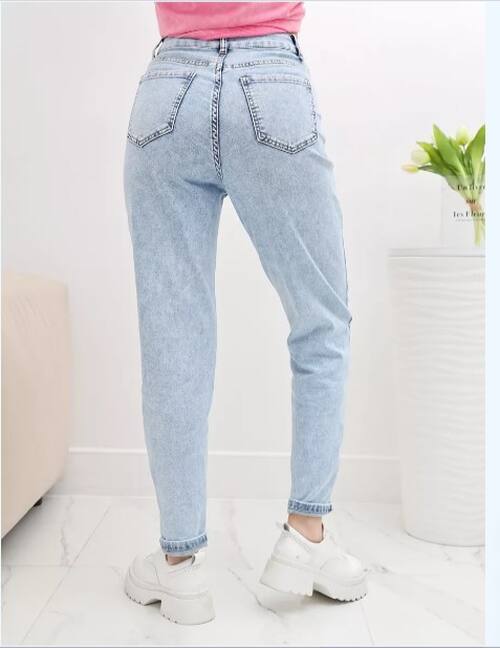 Джинсы женские МОМ УЦЕНКА D649, фото 2