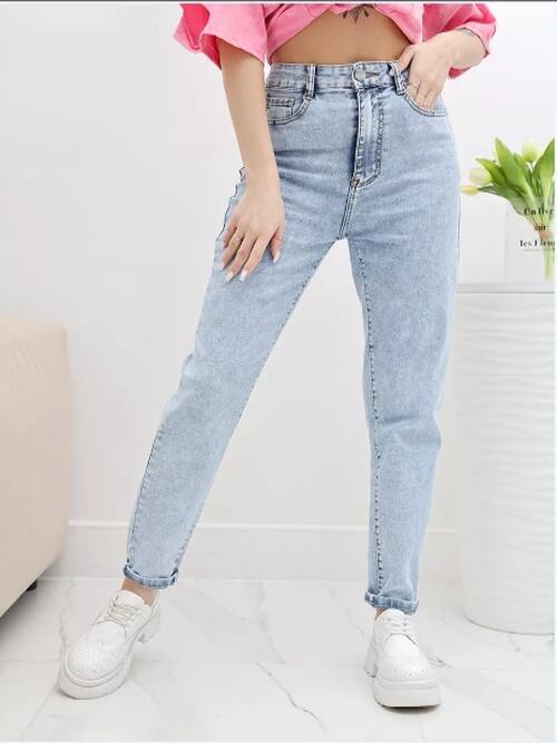 Джинсы женские МОМ УЦЕНКА D649, фото 1