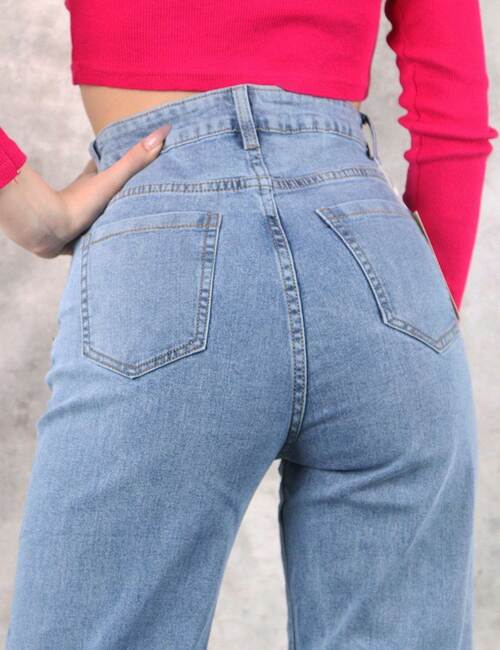 Джинсы женские трубы УЦЕНКА, фото 2