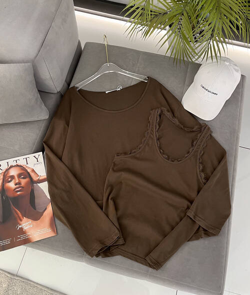 Лонгслив+майка, фото 1