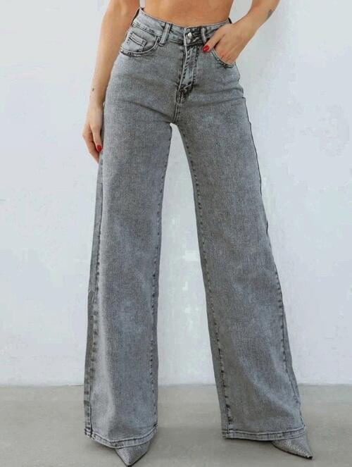 Джинсы палаццо женские, фото 1