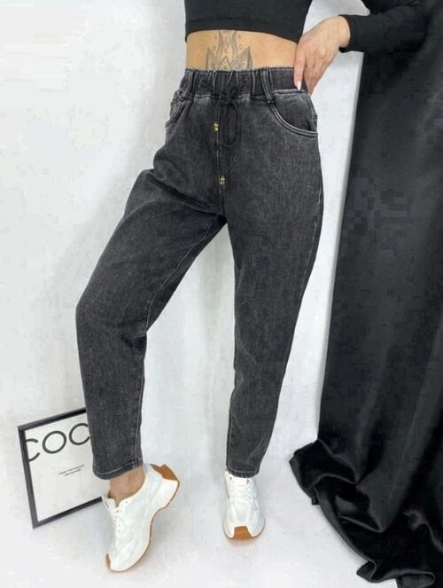 Джинсы на резинке женские, фото 1