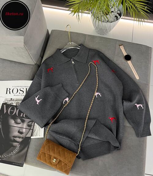 Свитер-поло, фото 1