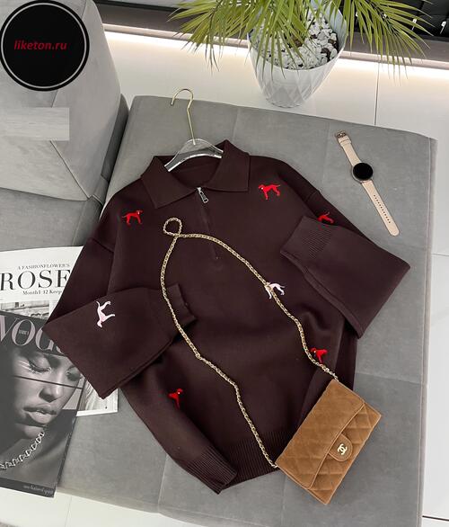 Свитер-поло, фото 1