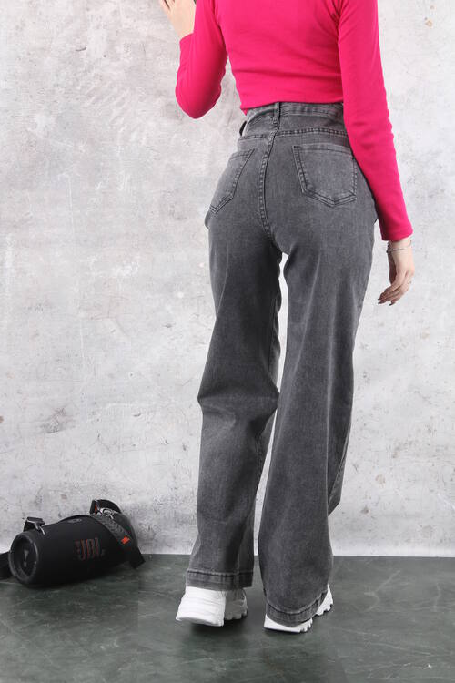 Джинсы женские трубы A310 Уценка, фото 2