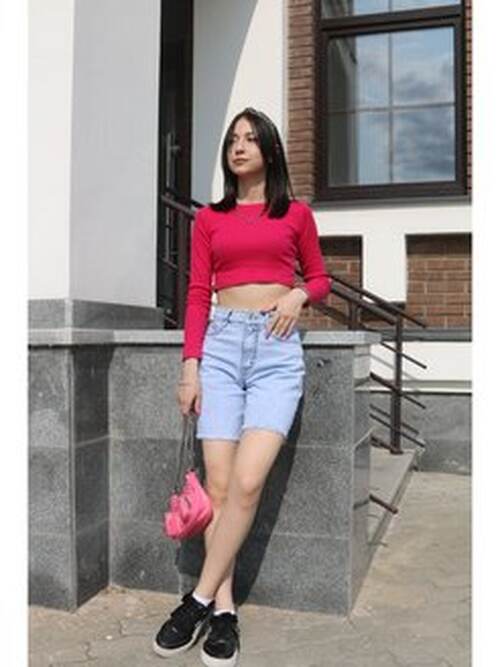 Шорты женские джинсовые УЦЕНКА 1471, фото 2