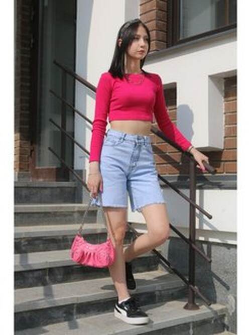 Шорты женские джинсовые УЦЕНКА 1471, фото 1