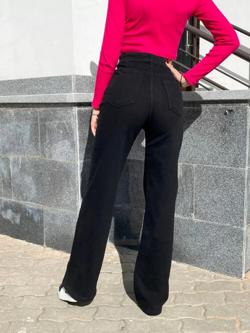 Джинсы женские трубы на флисе Уценка, фото 2