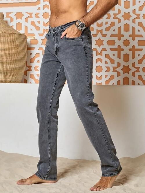 Джинсы мужские прямые классические, фото 1