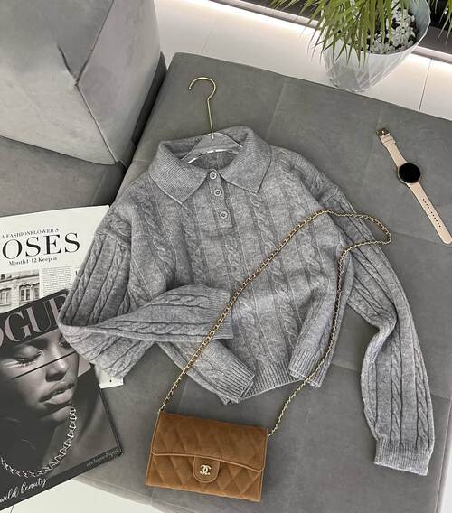 Свитер-поло, фото 1