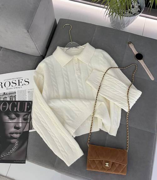 Свитер-поло, фото 1