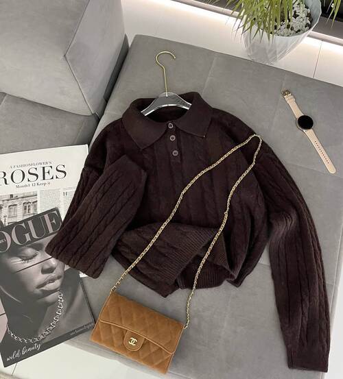 Свитер-поло, фото 1