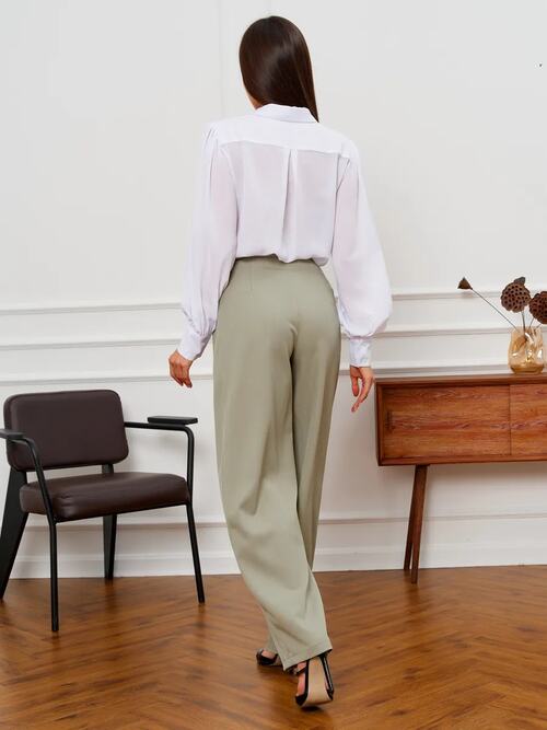 Брюки классические палаццо прямые, фото 2