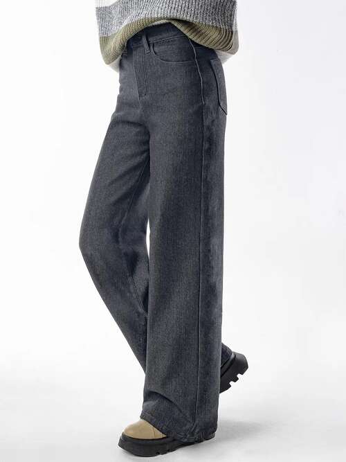 Джинсы трубы на флисе, фото 1