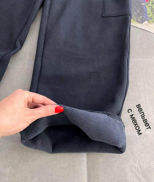 Брюки карго утепленные, фото 2