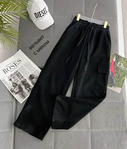 Брюки карго утепленные, фото 1