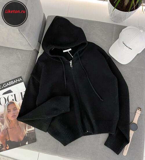 Кардиган с капюшоном, фото 1