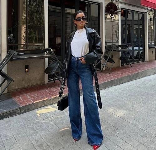 Джинсы палаццо, фото 1