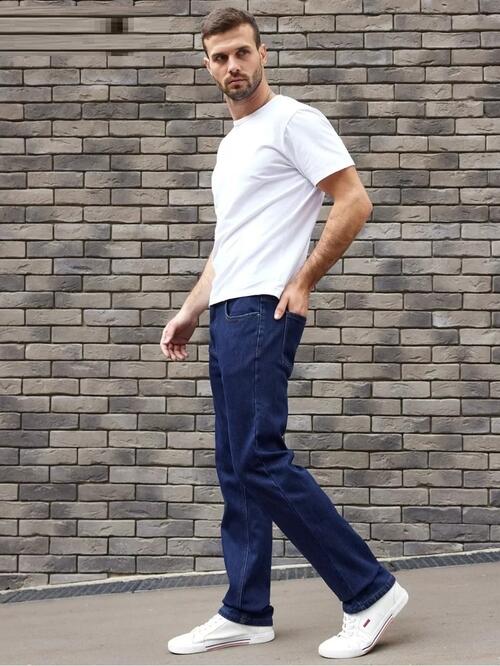 Джинсы мужские утепленные, фото 1