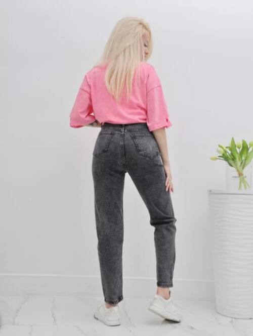 Джинсы момы укороченные, фото 2