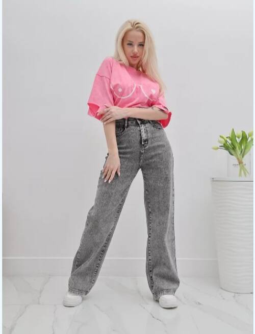 Джинсы палаццо широкие трубы, фото 2