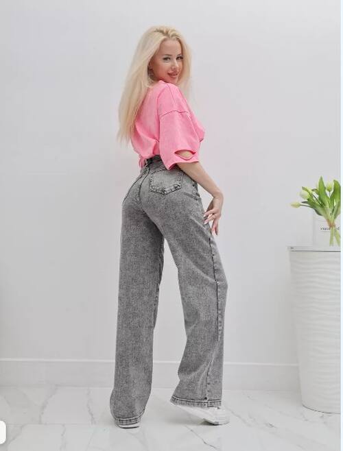 Джинсы палаццо широкие трубы, фото 1