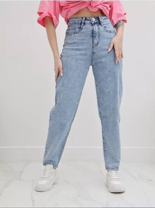 Джинсы женские МОМ D649 УЦЕНКА , фото 1