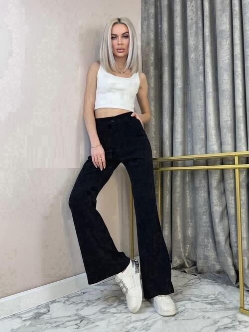 Брюки клеш вельвет, фото 1