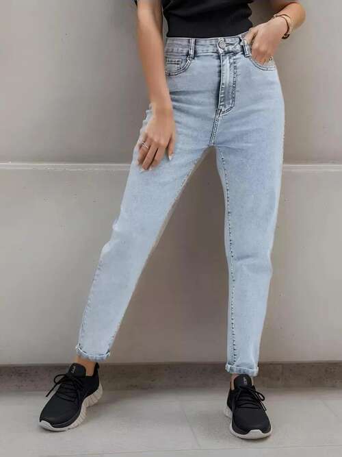 Джинсы женские МОМ, фото 1