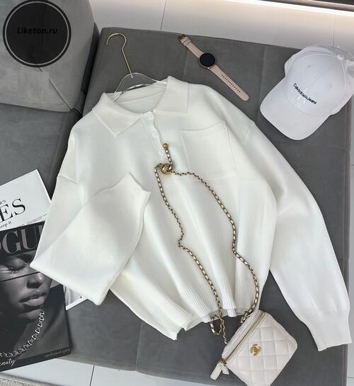 Свитер-поло, фото 1