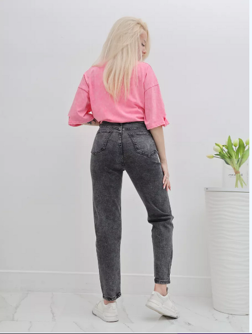 Джинсы момы укороченные УЦЕНКА, фото 2