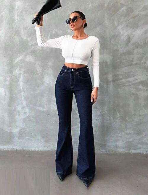 Джинсы клеш, фото 1