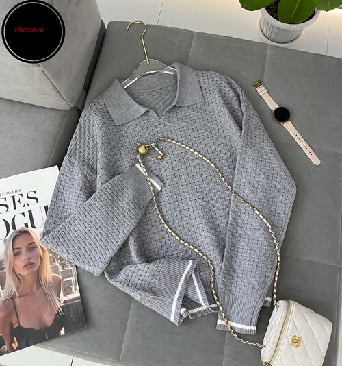 Свитер-поло, фото 1