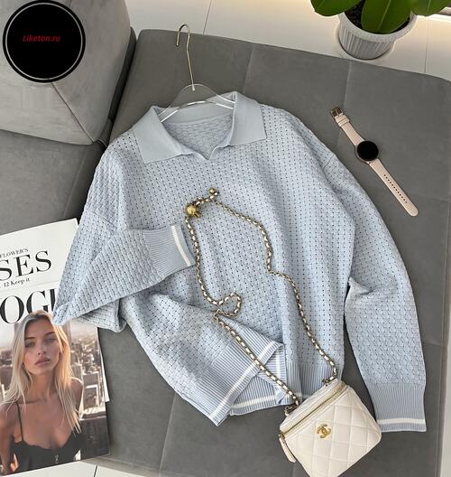 Свитер-поло, фото 1