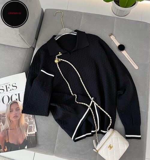 Свитер-поло, фото 1