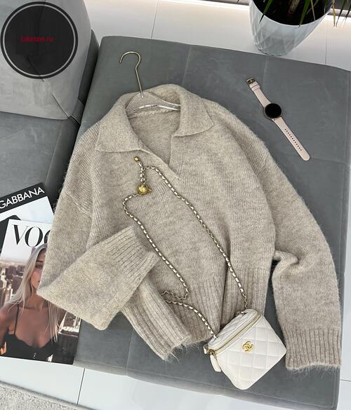 Свитер-поло, фото 1