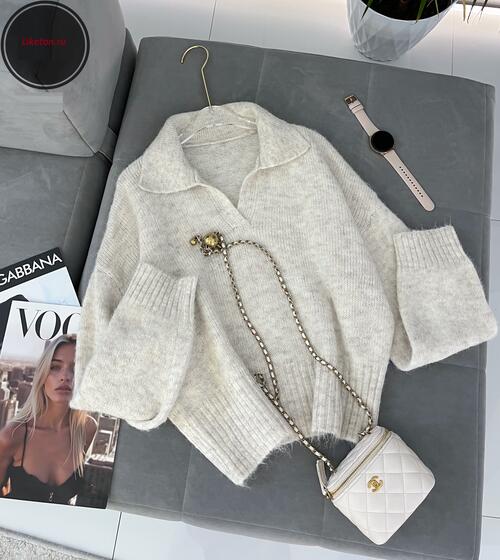 Свитер-поло, фото 1