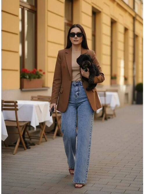 Джинсы R женские трубы D371 Уценка(88597), фото 1