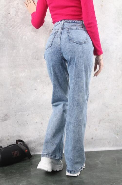 Джинсы R женские трубы D371 Уценка(88597), фото 2